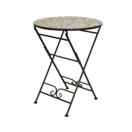 Metalni sto mozaik, 60x75 cm