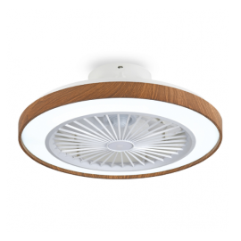 LED plafonski ventilator sa svetlom 60W, drvo